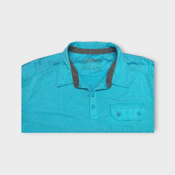 Men's BKE Sport Polo Athletic Fit Blue Size XL - Picture 4 of 5